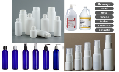 Plastic Bottles-HDPE, PP, PET Styles
