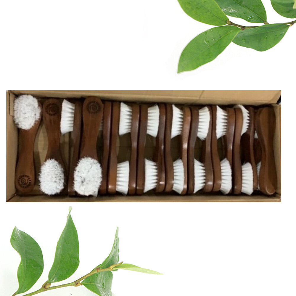 Face brushes for perfect skincare, Super soft Passion brush $1.25 Face brush for perfect skin, Super soft Passion brush , Your Passion mini face brush is great for dry brushing or lathering up. Passion brush can include your company logo free. Passion Brush is a high end face brush that gently exfoliates your skin. Keeps pores unclogged and your skin surface shiny & smooth. Your Passion Brush delivers natural blood-circulation to your face. your Passion Brush comes in two natural lotus wood colors.