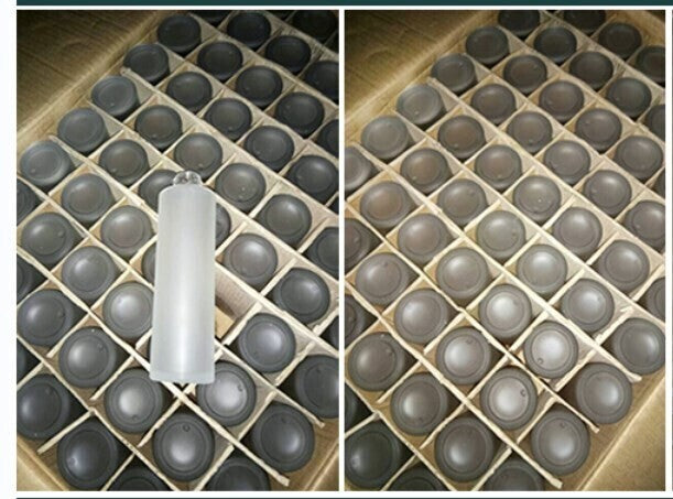 SAFE PACKAGING and SHIPPING Bottles, Frosted Dark Brown Cosmetic Glass Bottles