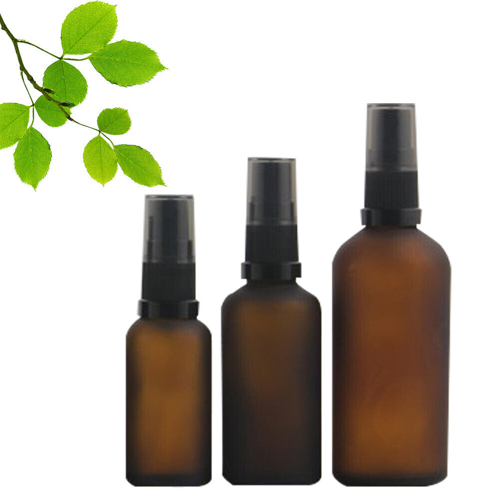 Bottles, Frosted Dark Brown Cosmetic Glass Bottles, Beautifully crafted dark-tint brown bottle, carefully and individually frosted. MOQ 3000/ all sizes.  Skincare packaging has evolved with amber and black glass that preserves and protects your products ingredients for optimal potency. Shipping Glass ?? What makes AllResults.com shipping stand out?..We have experienced…and by that we are convincing manufacturers globally to ship glass skincare bottles separated w/ corrugated cardboard.