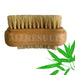 Brush, Two sided toe and fingernail cleaning brush