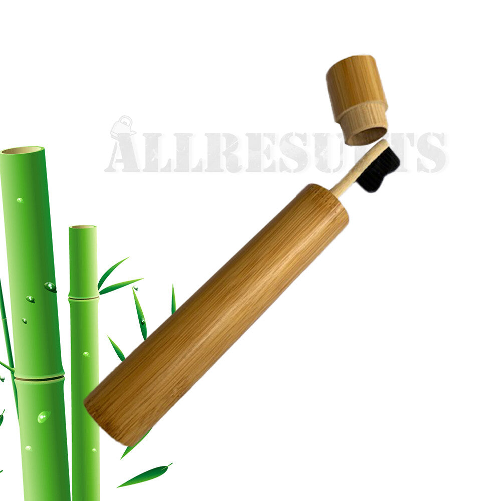 Bamboo Toothbrushes w/ Lotus wood charcoal bristles