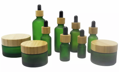 Jars, Green Cream and Serum Jars