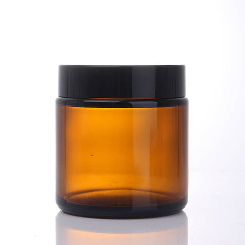 Bulk Amber glass candle jars. Includes lid's, door to door shipping