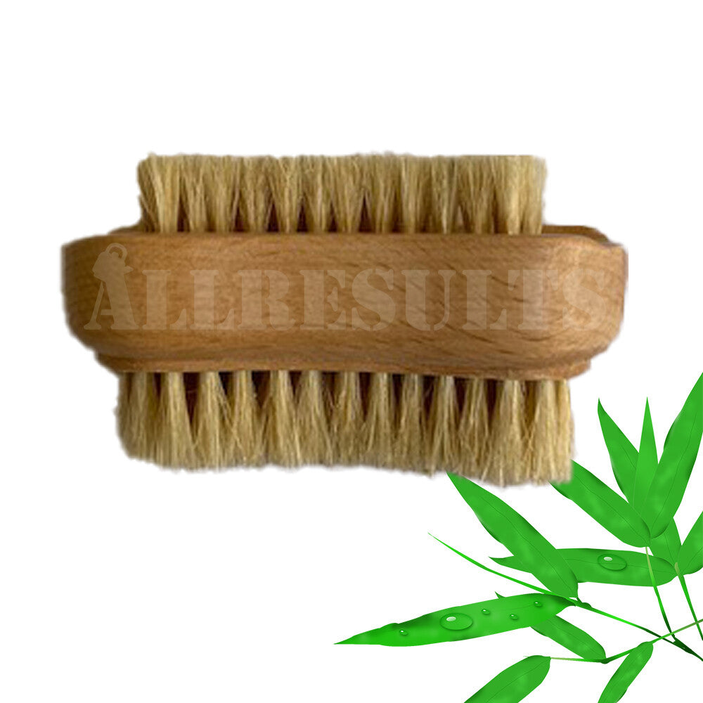 Brush, Two sided toe and fingernail cleaning brush