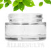 Jars, Clear Glass serum ingredient Jars