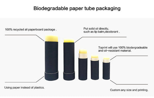Buy your recycled Kraft lip balm tubes with confidence! AllResults new kraft twist-up or push up containers offer's great non-toxic and eco-friendly features. Sustainable features that adhere to the preservation of your ingredients. 100% recyclable-unless your tube has a foil color.