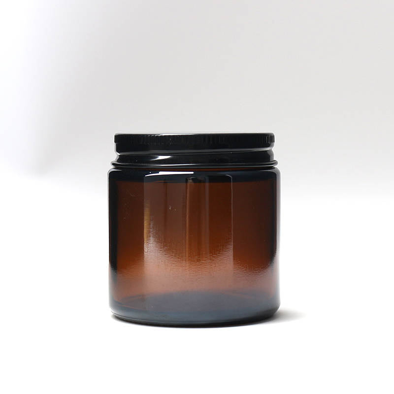 Candle glass jars | Amber glass candle jars.